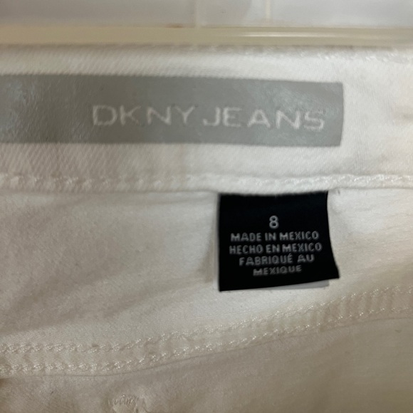 DKNY White Bootcut Jeans Size 8 - Picture 2 of 4
